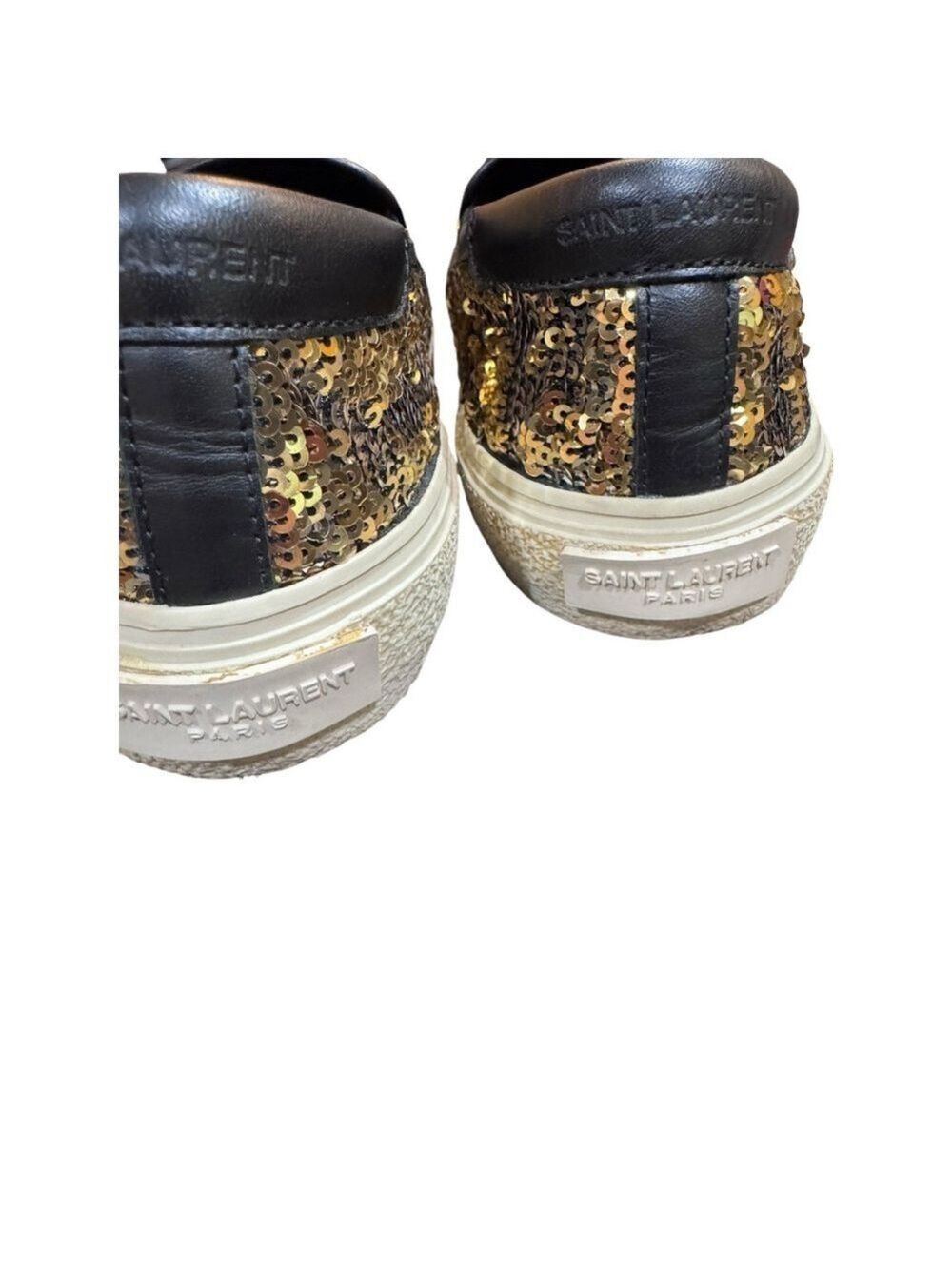 Saint Laurent Sequin Skate Sneakers in Box with COA - Picture 7 of 14